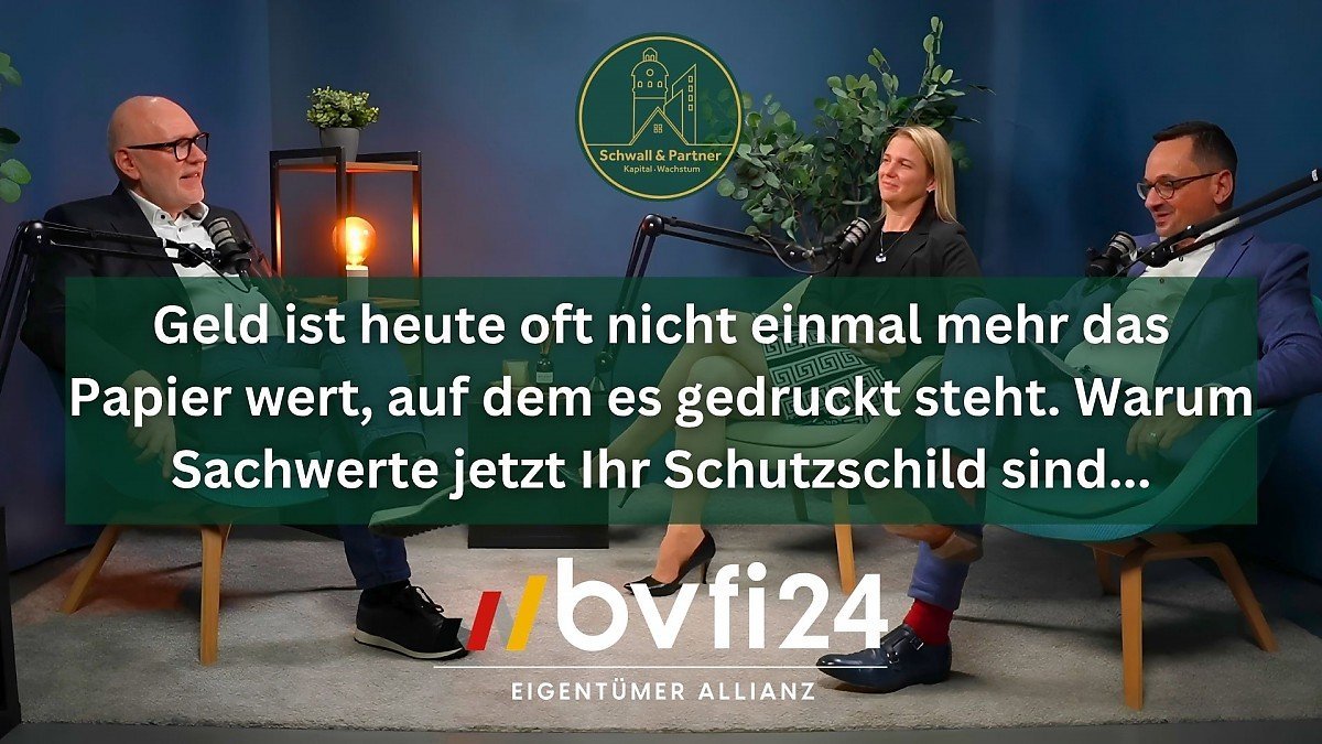 Karlsruher Immobilientalk Folge 1 mit Michael Schwall, Jessica Deutsch und J�rgen Engelberth von der Eigent�mer Allianz Karlsruhe