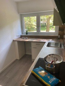 K�che mit Cerankochfeld Frisch renoviertes Wohlf�hldomizil mit eigener Terrasse im Gr�nen! (70qm)