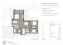 Gemeinschaft auf drei Ebenen Grundriss  1.OG Gro�z�giges Zwei- bis Dreifamilienhaus mit enormem Potenzial und XL-Grundst�ck in Tiefenbronn