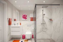 Badezimmer Attraktive Kapitalanlage: Micro-Apartment Neubau mit hochwertiger Ausstattung in Berlin Moabit WE21