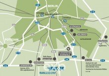 Karte BUC-36� Suite Cornett - Moderne Gartenstadt in Rangsdorf: Wohnen im Einklang mit Natur & Geschichte