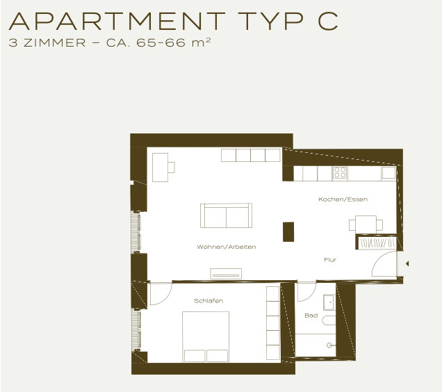 Apartment Typ C Wohnung Halle