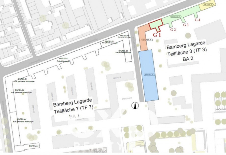Lageplan Wohnung Bamberg