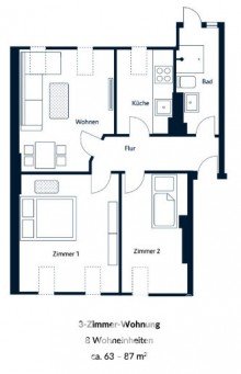 Grundriss 3 Attraktives Mehrfamilienhaus in aufstrebender Lage unweit der Spree.