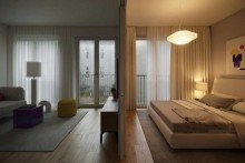 Schlafzimmer 2 Attraktive Kapitalanlage: Micro-Apartment Neubau mit hochwertiger Ausstattung in Berlin Moabit WE21
